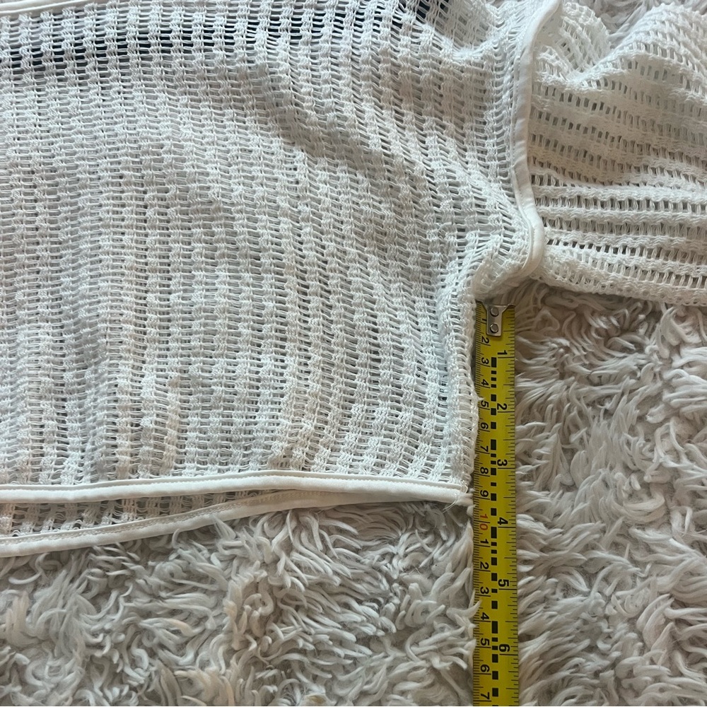 Princess Polly Cropped White Long Sleeve - Picture 3 of 6